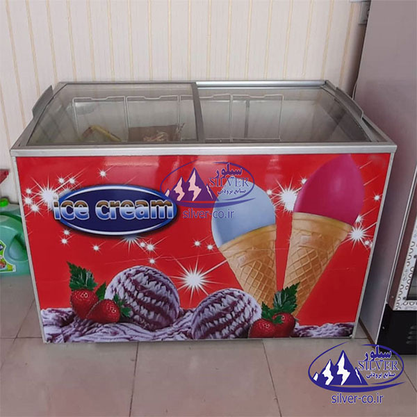 یخچال بستنی درب کشویی